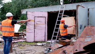 Демонтаж гаражей в лесном, цена от 1762 руб. – услуги под ключ от 2Землекопа-Лсн